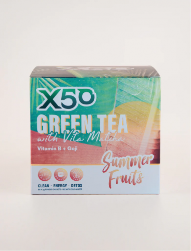 X50 Green Tea with Vita Matcha Summer Fruits 60 Sachets