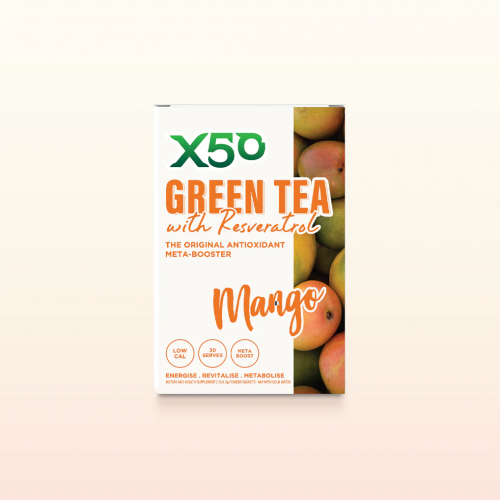 X50 Green Tea Mango 30 Sachets 