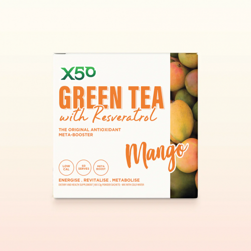 X50 Green Tea Mango 60 Sachets 