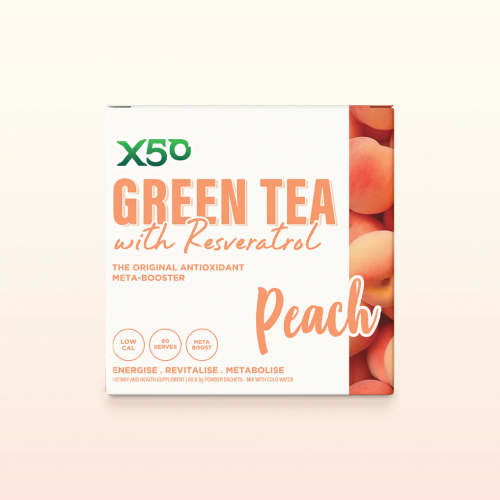 X50 Green Tea Peach 60 Sachets