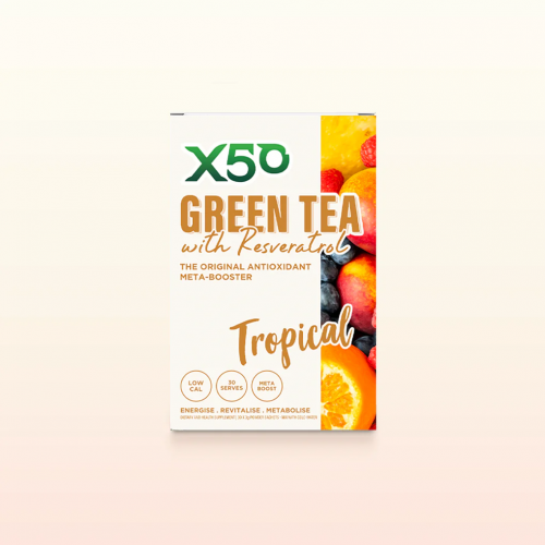 X50 Green Tea Tropical 30 Sachets